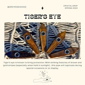[SOLD] Tiger’s eye crystal wand